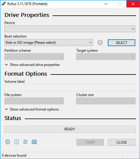 rufus usb install on mac for windows